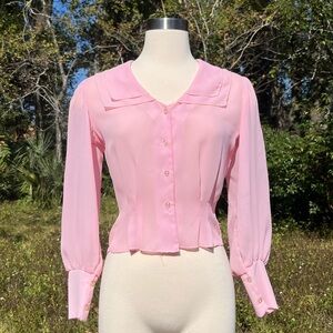 Vintage 60s Silk Top